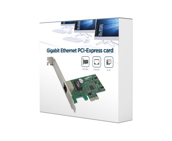 Gembird Gigabit Ethernet PCI-Express card, Realtek chipset NIC-GX1  Кабель HDMI