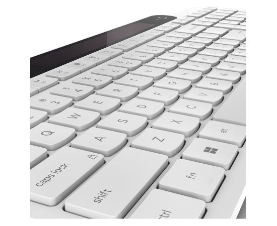 Lenovo 800 Self-Charging Bluetooth Keyboard-US English Keyboard Bluetooth US English White Клавиатуры