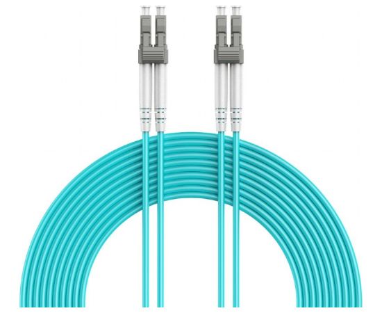 Cabletech Cablexpert Multimode Duplex OM4 50/125 Fiber Optic Cable, 0.5 m CFO-MDOM4-LC/LC-0.5M Adapteri