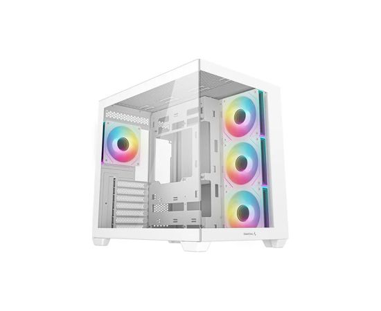 Deepcool CG530 4F WH White Mid Tower Power supply included No Корпуса