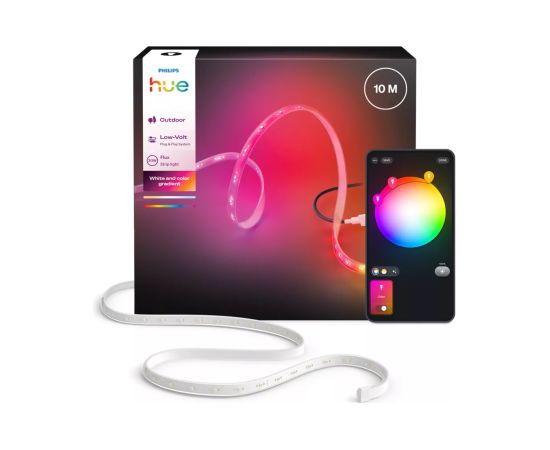 Philips Hue Flux Lightstrip for outdoor use, 10 m 30 W Bluetooth, Zigbee Декоративное освещение 