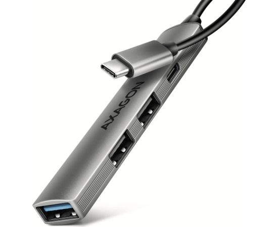 AXAGON ALU STRIP USB-C 4 port hub HUE-STC USB / Type-C Hub