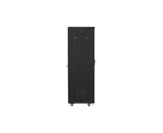 Lanberg Rack cabinet 19" free-standing 37U/600x600 (flat pack) FF01-6637-12B Black Serveri un to komponentes