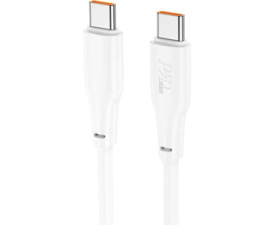 USB кабель Hoco X93 100W USB-C to USB-C 2.0m белый Дата USB-кабели