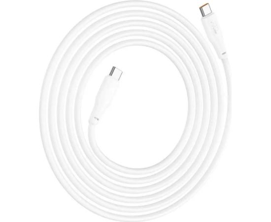 USB кабель Hoco X93 100W USB-C to USB-C 2.0m белый Дата USB-кабели