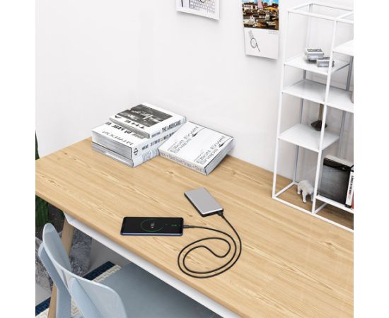 USB кабель Borofone BX30 Type-C 1m силиконовый черный Дата USB-кабели