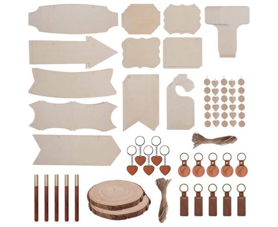 LaserPecker Wooden engraving materials set (190 pcs) Новости - Для офиса