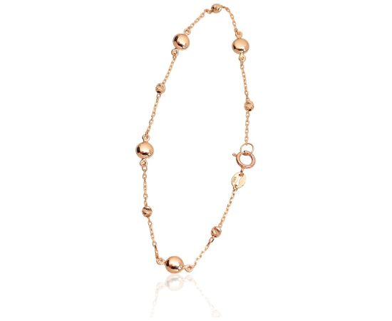 Zelta aproce #1600061(Au-R), Sarkanais Zelts 585°, garums: 17 cm, 1.33 gr. Zelta aproces