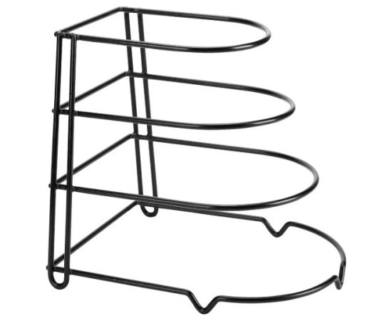 Organizators, 25,5 × 21,5 × 27,5 cm, 4 līmeņu pannas turētājs, Kinghoff tērauds, KH 1582 Citi trauki