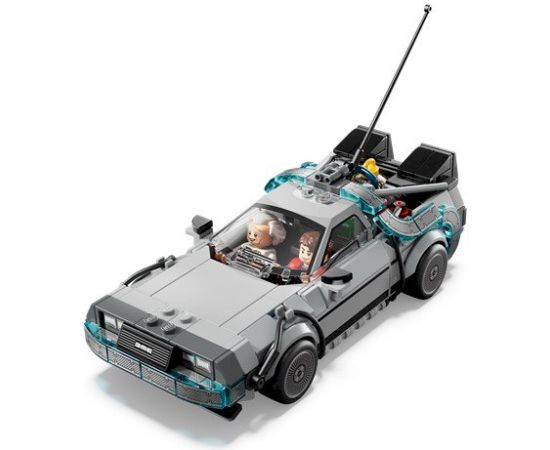 LEGO Speed Champions 77256 Time Machine from Back to the Future Konstruktors Konstruktori 