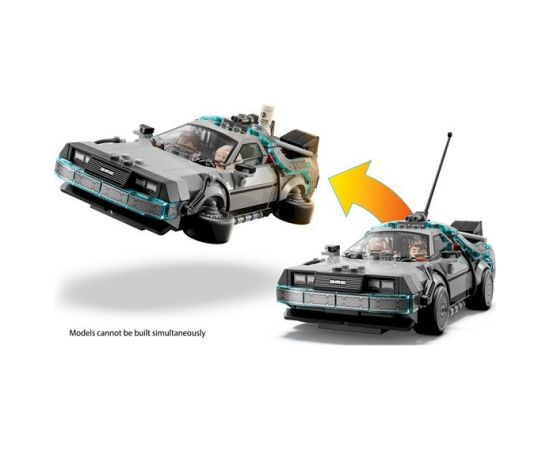 LEGO Speed Champions 77256 Time Machine from Back to the Future Konstruktors Konstruktori 