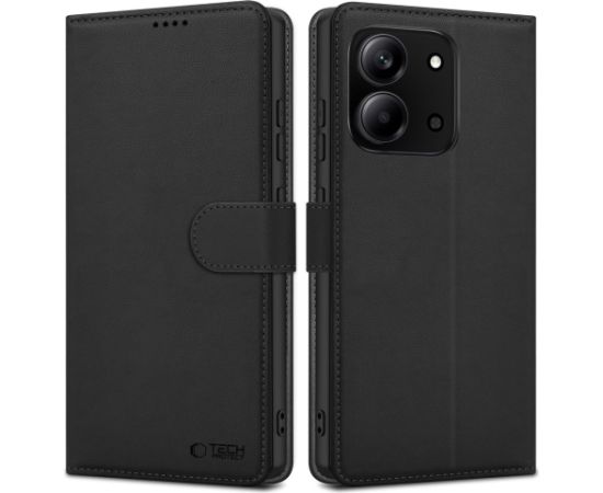 Tech-Protect Maciņa futrālis Xiaomi Redmi 15C | POCO C85 melns Neoriģinālie Maciņi