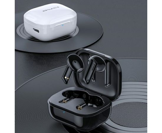 Awei Bluetooth 5.0 T36 TWS austiņas baltas Austiņas