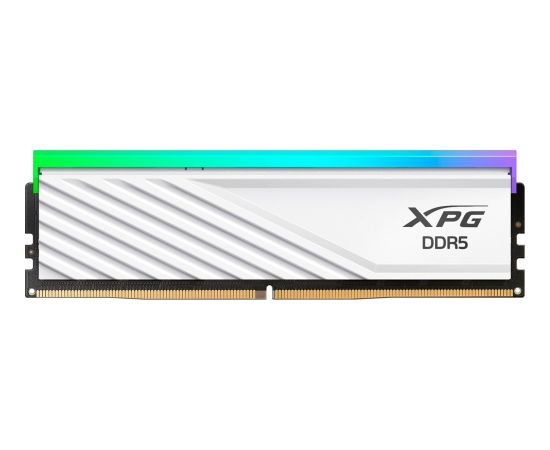 ADATA DDR5 - 8GB - 5600 - CL - 46 (1x 8 GB), single RAM (white, AX5U5600C468G-SLABRWH, XPG Lancer Blade RGB, INTEL XMP, AMD EXPO) RAM Operatīvā atmiņa