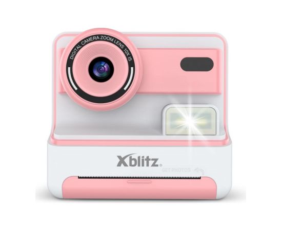 Xblitz FLASH PINK  INSTANT CAMERA WITH THERMAL PRINTER FOR CHILDREN Moment Foto Kameras