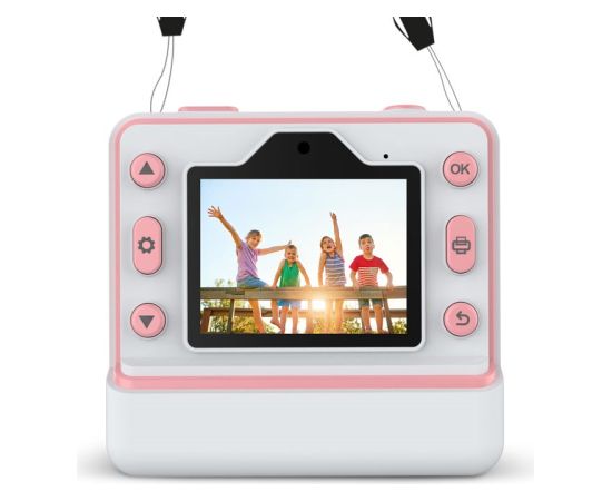 Xblitz FLASH PINK  INSTANT CAMERA WITH THERMAL PRINTER FOR CHILDREN Moment Foto Kameras