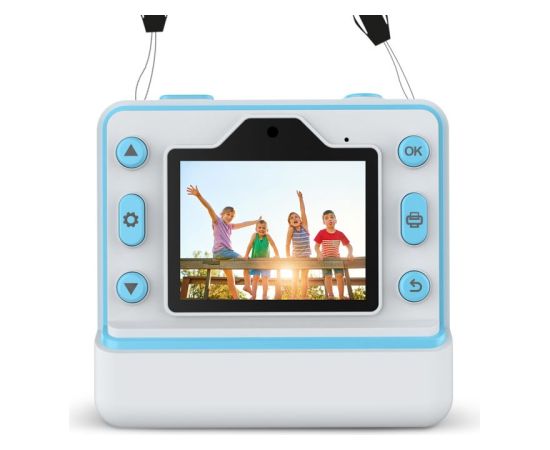 Xblitz FLASH BLUE INSTANT CAMERA WITH THERMAL PRINTER FOR CHILDREN Moment Foto Kameras