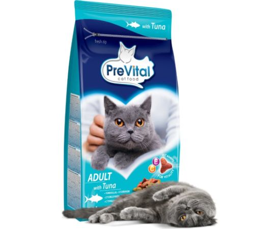 PREVITAL Adult Tuna - dry cat food - 1,4kg Kaķu sausā barība