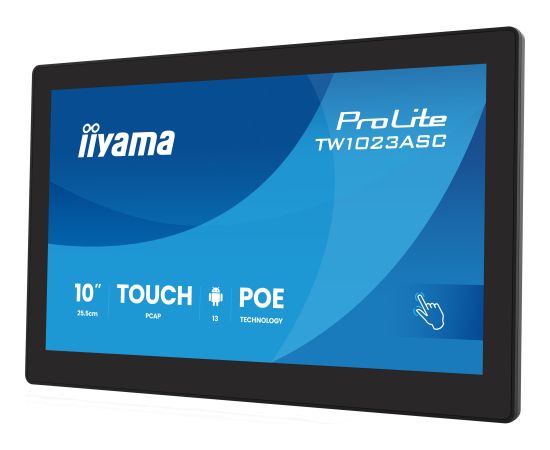 iiyama ProLite TW1023ASC-B3P, 10.1” PCAP 10pt touch screen with Android, iiSignage² / TW1023ASC-B3P Промышленные мониторы IPS / DSP