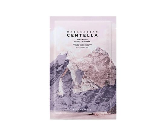 Skin1004 Madagascar Centella Poremizing Clarifyng Mask - Hloubkově čisticí plátýnková maska 23ml Духи и косметика