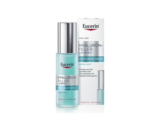 Eucerin Hyaluron-Filler+3x Effect Hydra Boost Serum - Hydratační pleťové sérum 30ml Духи и косметика