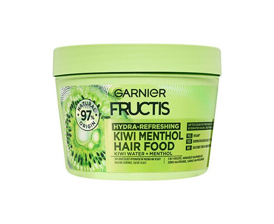 Garnier Hair Food Mask - Hydratační maska na vlasy s kiwi 3v1 400ml Уход за лицом