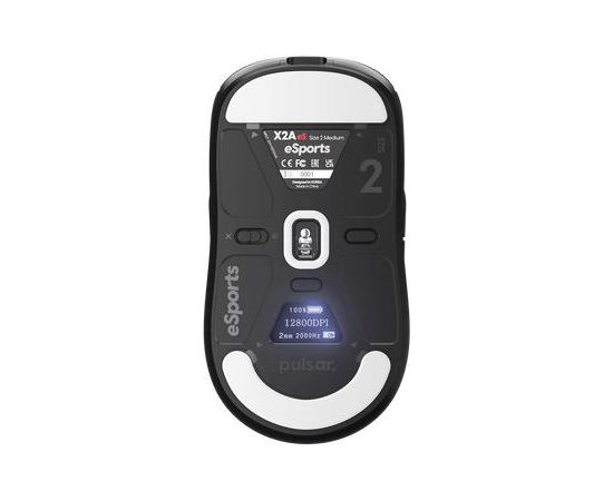 MOUSE USB OPTICAL WRL X2A/ES SIZE2 BLACK PX2AES21 PULSAR Peles, ievadierīces