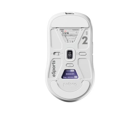 MOUSE USB OPTICAL WRL X2H/MEDIUM WHITE PX2HES22 PULSAR Peles, ievadierīces