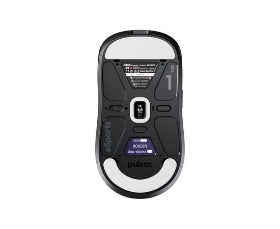 MOUSE USB OPTICAL WRL X2 V3/ES SIZE1 BLACK PX23ES11 PULSAR Peles, ievadierīces