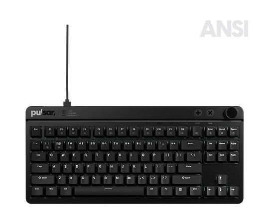 KEYBOARD USB XBOARD MS TKL/ANSI BLACK XBMS01 PULSAR Клавиатуры
