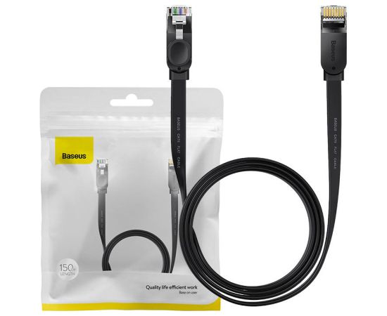Baseus Ethernet RJ45, 1Gbps, 1.5m network cable (black) Сетевые кабели