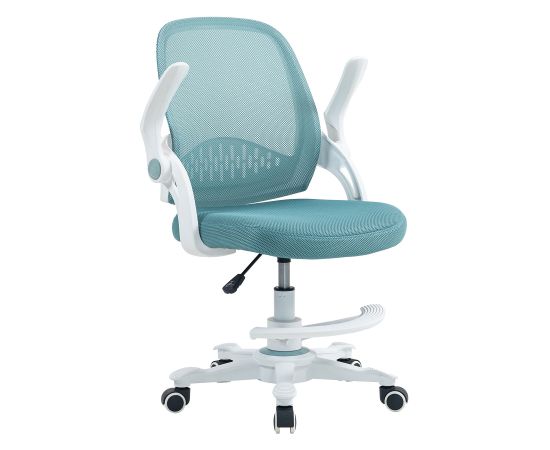 Kids desk chair EMMY with footrest, turquoise Новинки Для дома и сада 