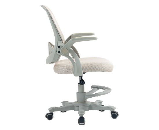 Kids desk chair EMMY with footrest, beige Новинки Для дома и сада 