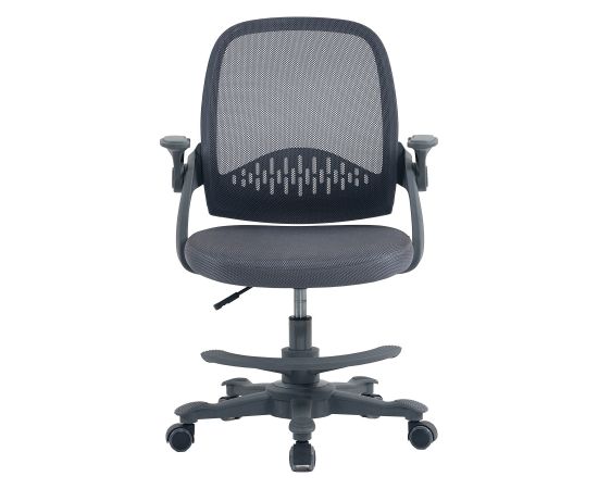 Kids desk chair EMMY with footrest, grey Новинки Для дома и сада 