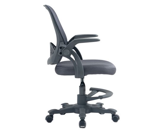 Kids desk chair EMMY with footrest, grey Новинки Для дома и сада 