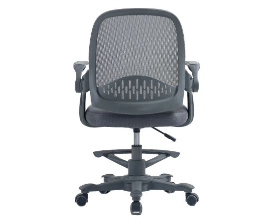 Kids desk chair EMMY with footrest, grey Новинки Для дома и сада 