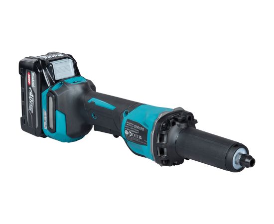 Taisnā slīpmašīna Makita GD002GZ; 40 V (bez akumulatora un lādētāja) Slīpmašīnas