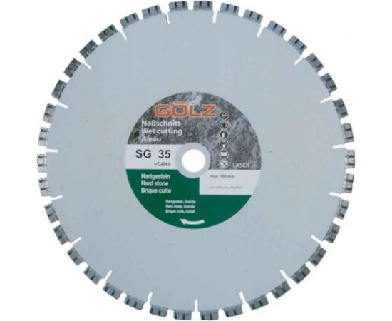 GÖlz Dimanta griešanas disks Gölz SG35; 400 mm Dažādi diski