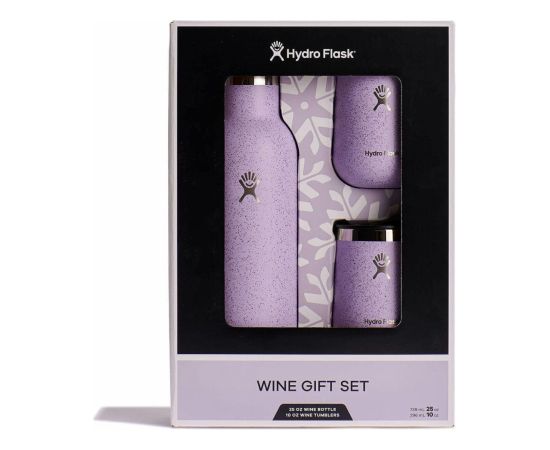 Vīna dāvanu komplekts Hydro Flask Wine Bottle H24 Bundle Termosi un Termokrūzes