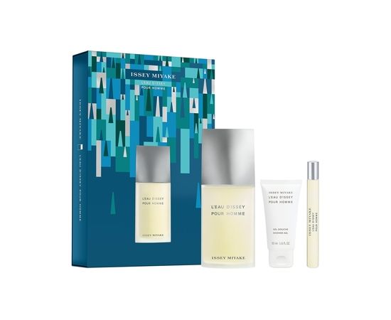 Issey Miyake L´Eau D´Issey Pour Homme Dárková sada EDT 125 ml, miniaturka EDT 10 ml a sprchový gel 50 ml 125ml Dāvanu komplekti