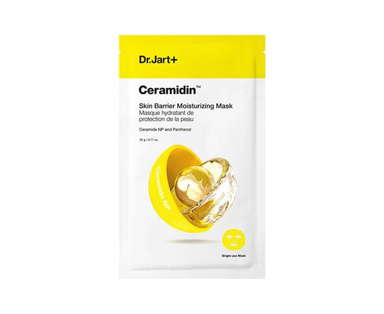 Dr. Jart+ Ceramidin Skin Barrier Moisturizing Mask ( 1 ks ) - Hydratační a posilující pleťová maska 22.0g Уход за лицом