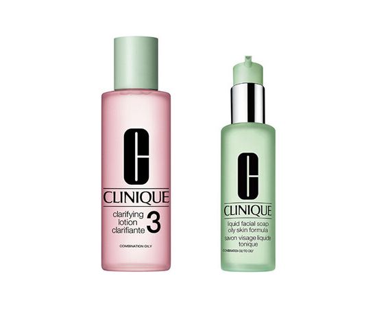 Clinique Cleansing + Exfoliation Kit - Dárková sada Духи и косметика