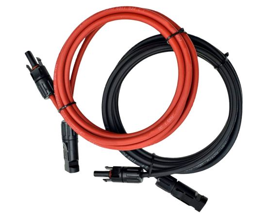 Ecoflow Set 2x Extension cable for solar panels APV MC4 2m Spēkstaciju piederumu