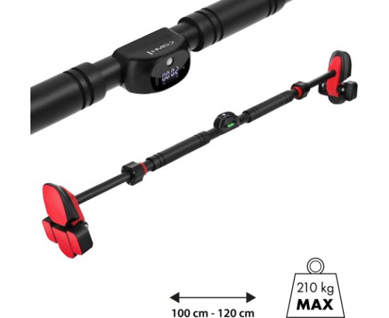 DD501 četrkāršā atbalsta pievilkšanās stienis ar HMS skaitītāju Pievilkšanās stienis