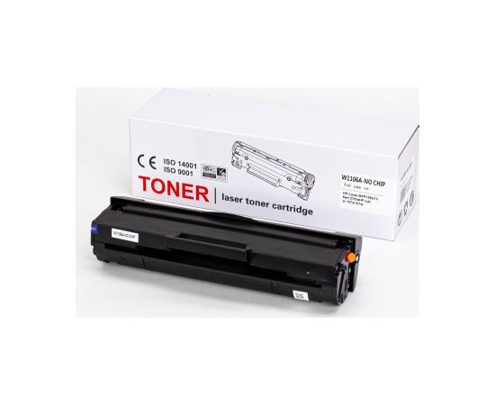 HP W1106A No Chip (F1EU) | Bk | 1K | Toner cartridge for HP Тонеры для принтеров