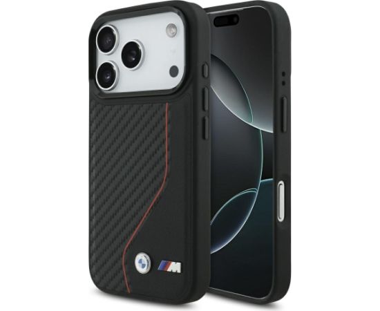 BMW M Carbon Line & Logo MagSafe Case Aizsargapvalks priek Apple iPhone 17 Pro Neoriģinālie Maciņi