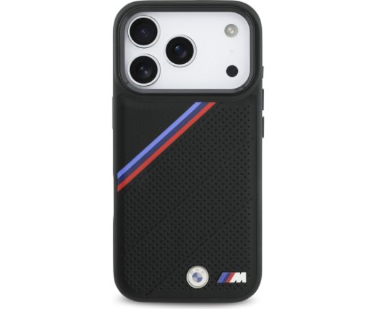 BMW M Tricolor Metal Logo MagSafe Case Aizsargapvalks priekš Apple iPhone 17 Pro Neoriģinālie Maciņi