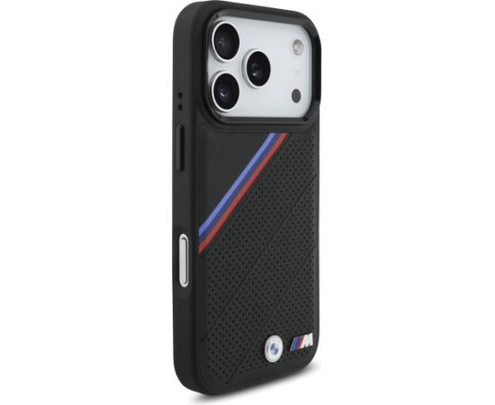 BMW M Tricolor Metal Logo MagSafe Case Aizsargapvalks priekš Apple iPhone 17 Pro Neoriģinālie Maciņi