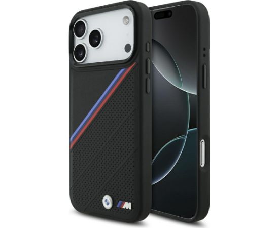 BMW M Tricolor Metal Logo MagSafe Case Aizsargapvalks priekš Apple iPhone 17 Pro Max Neoriģinālie Maciņi