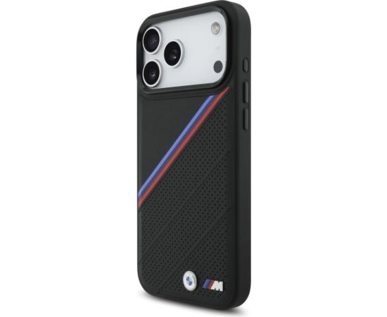 BMW M Tricolor Metal Logo MagSafe Case Aizsargapvalks priekš Apple iPhone 17 Pro Max Neoriģinālie Maciņi